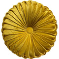Golden Mustard Handcrafted Velvet Cushion