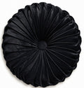 Midnight Black Handcrafted Velvet Cushion