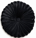 Midnight Black Handcrafted Velvet Cushion